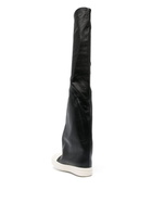 RICK OWENS - Thigh-high Leather Sneaker Boots