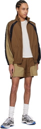 Perks and Mini Brown Lunacy Free Wheeling Track Shorts