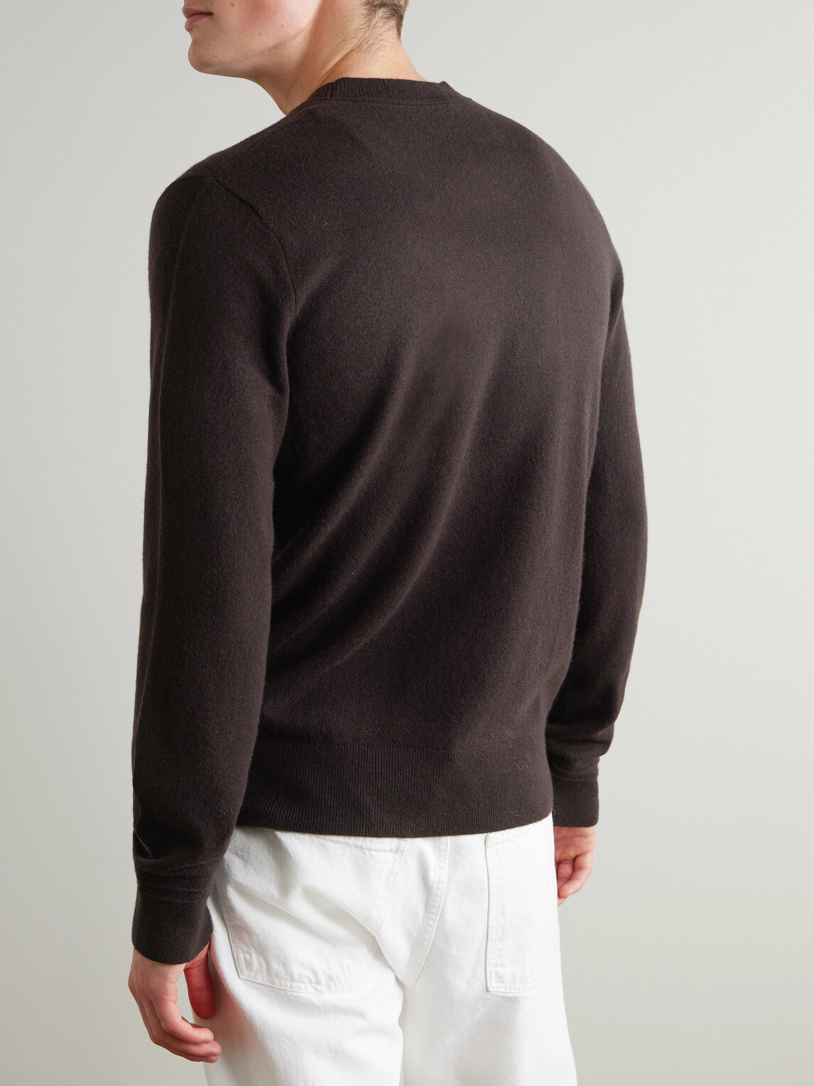 Mr P. - Curtis Cashmere Sweater - Brown