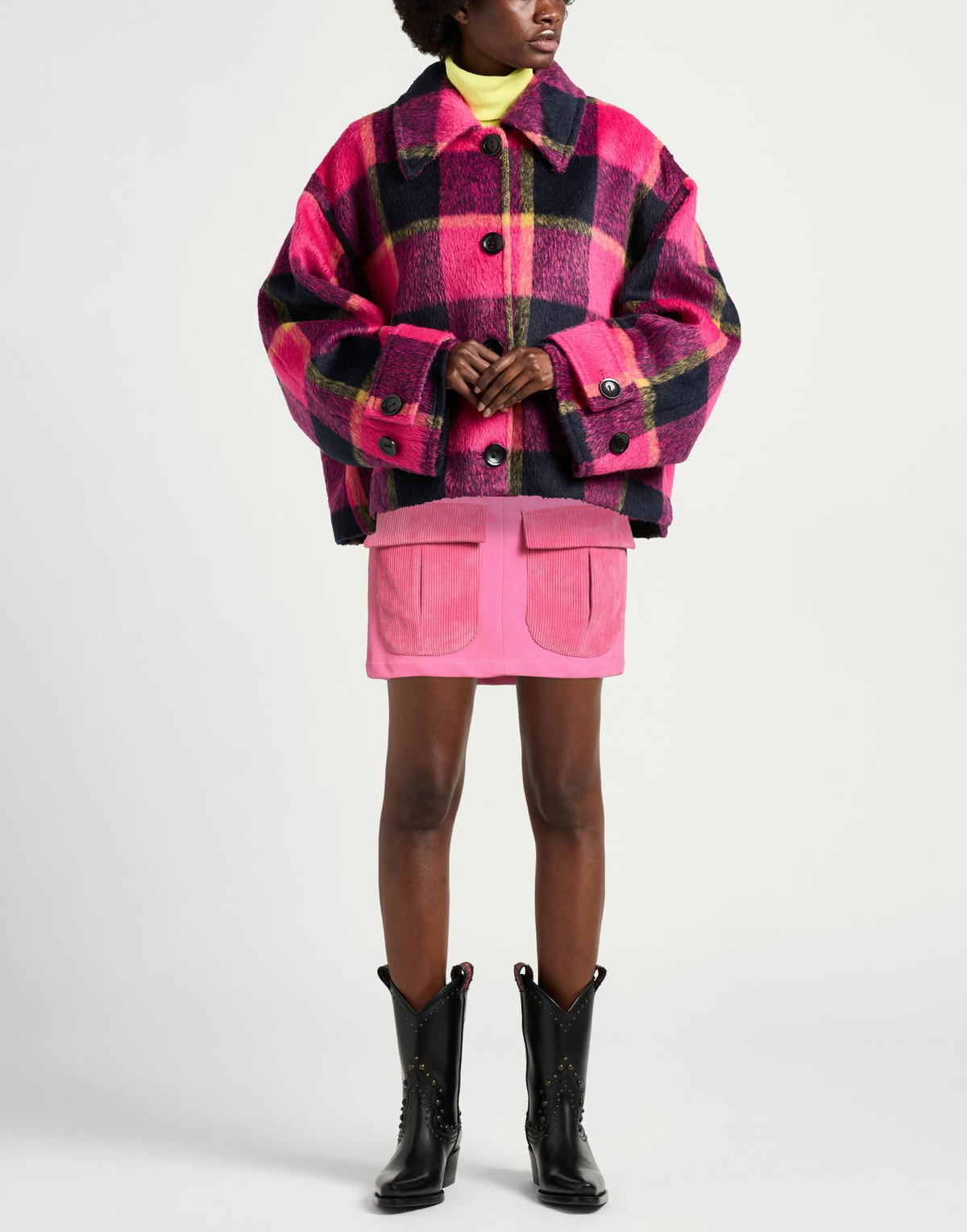 Jijil Womens Mini skirt Fuchsia