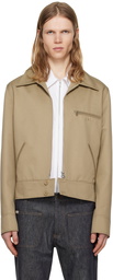 Courrèges Beige Zipped Jacket