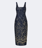 Simkhai Virette jacquard cocktail dress