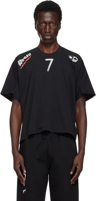 Photo: Prototypes Black Moved Neckline T-shirt