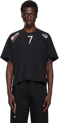 Prototypes Black Moved Neckline T-shirt