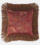 Etro - Timandra cushion with fringe