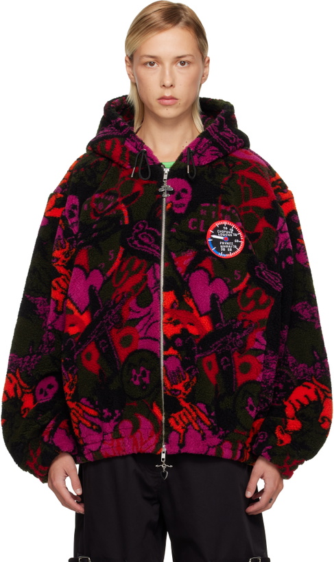 Photo: Chopova Lowena Multicolor Engine Party Oversized Fleece Hoodie