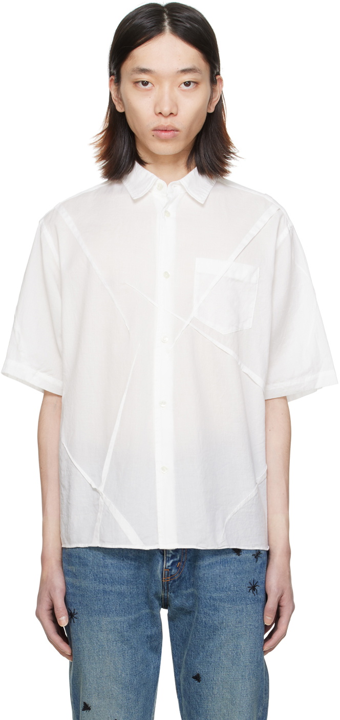 UNDERCOVER White Pinched Seam Shirt Undercover