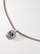 Alexander McQueen - Skull Silver-Tone Crystal Necklace