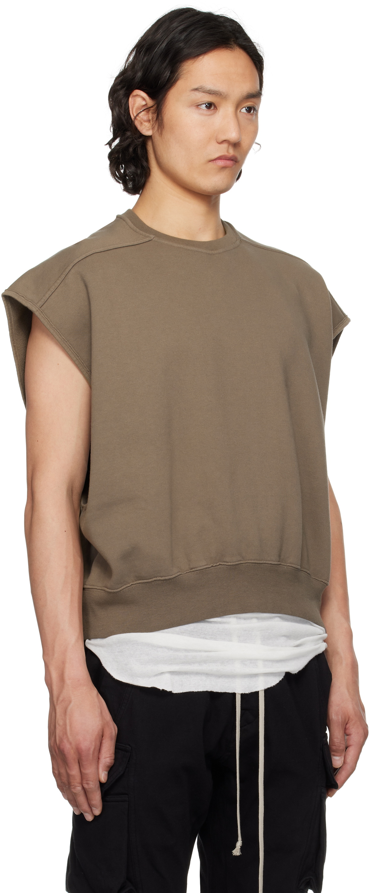 Rick Owens DRKSHDW Gray Hollywood SL Jumbo Tatlin Sweatshirt
