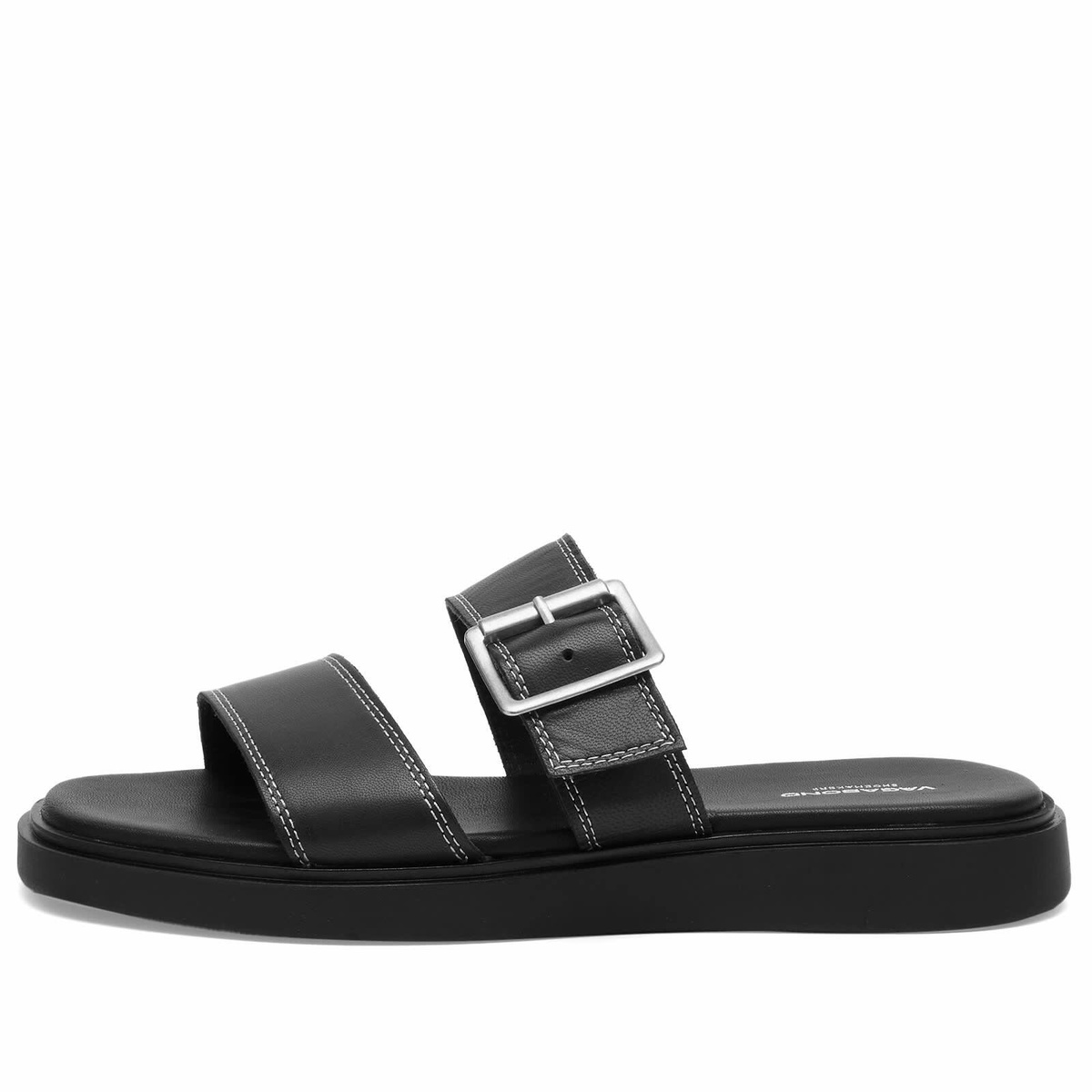 Vagabond Women's Connie Slip On Sandal in Black/White