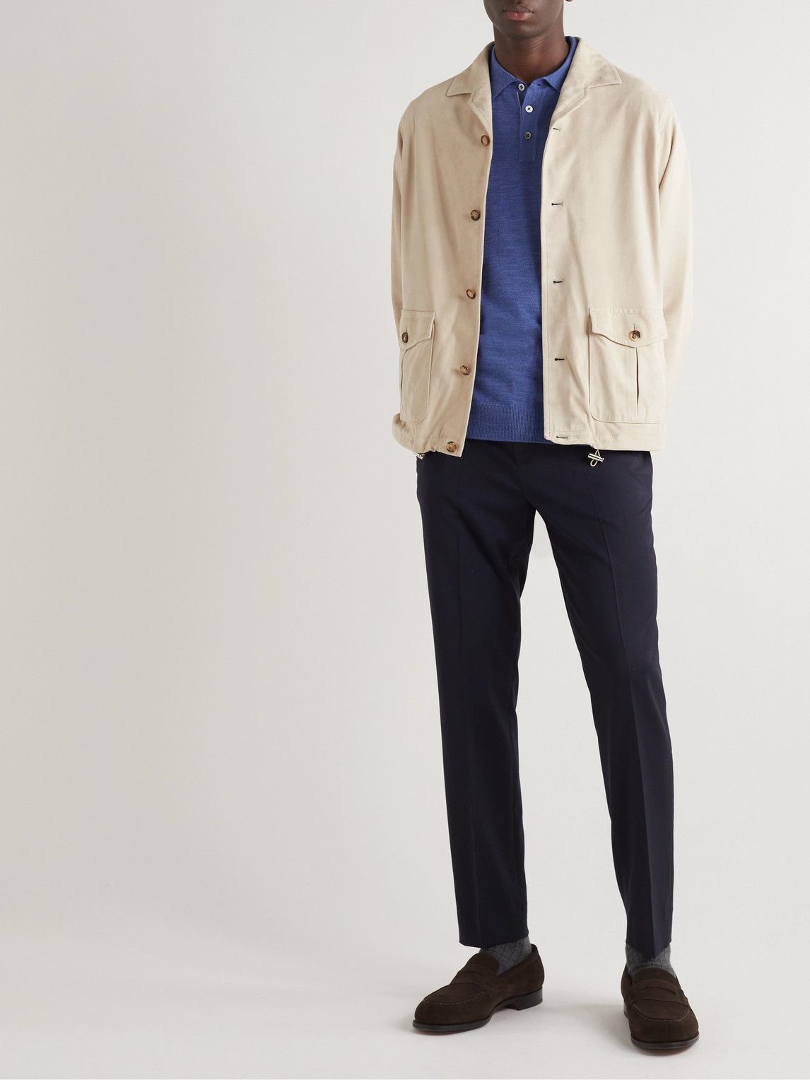 Connolly - Suede Shirt Jacket - Neutrals
