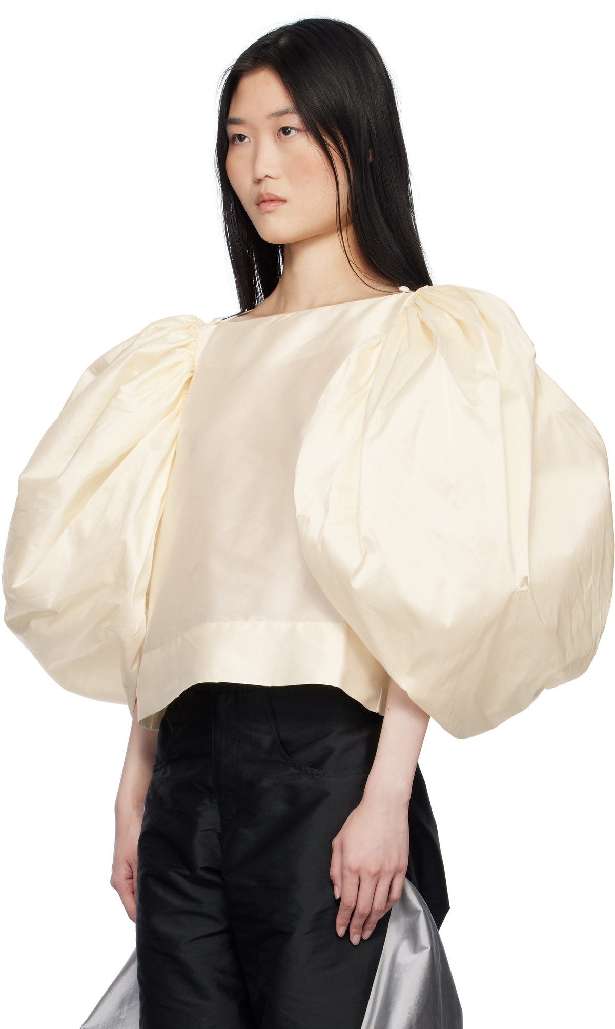Paula Canovas Del Vas Off-White Castana Blouse