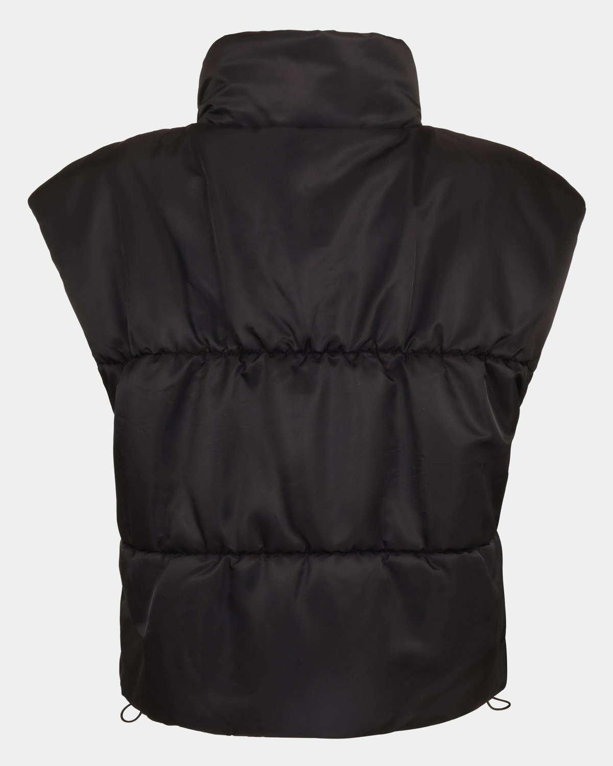 Steve Madden Adrianna Puffer Vest in Black