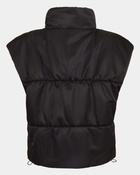 Steve Madden Adrianna Puffer Vest in Black