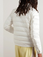 Moncler - Acorus Logo-Appliquéd Quilted Shell Down Jacket - White