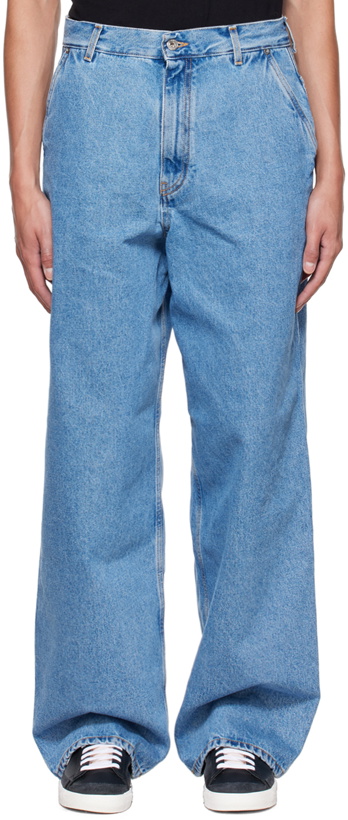 Photo: Off-White Blue Wide Jeans