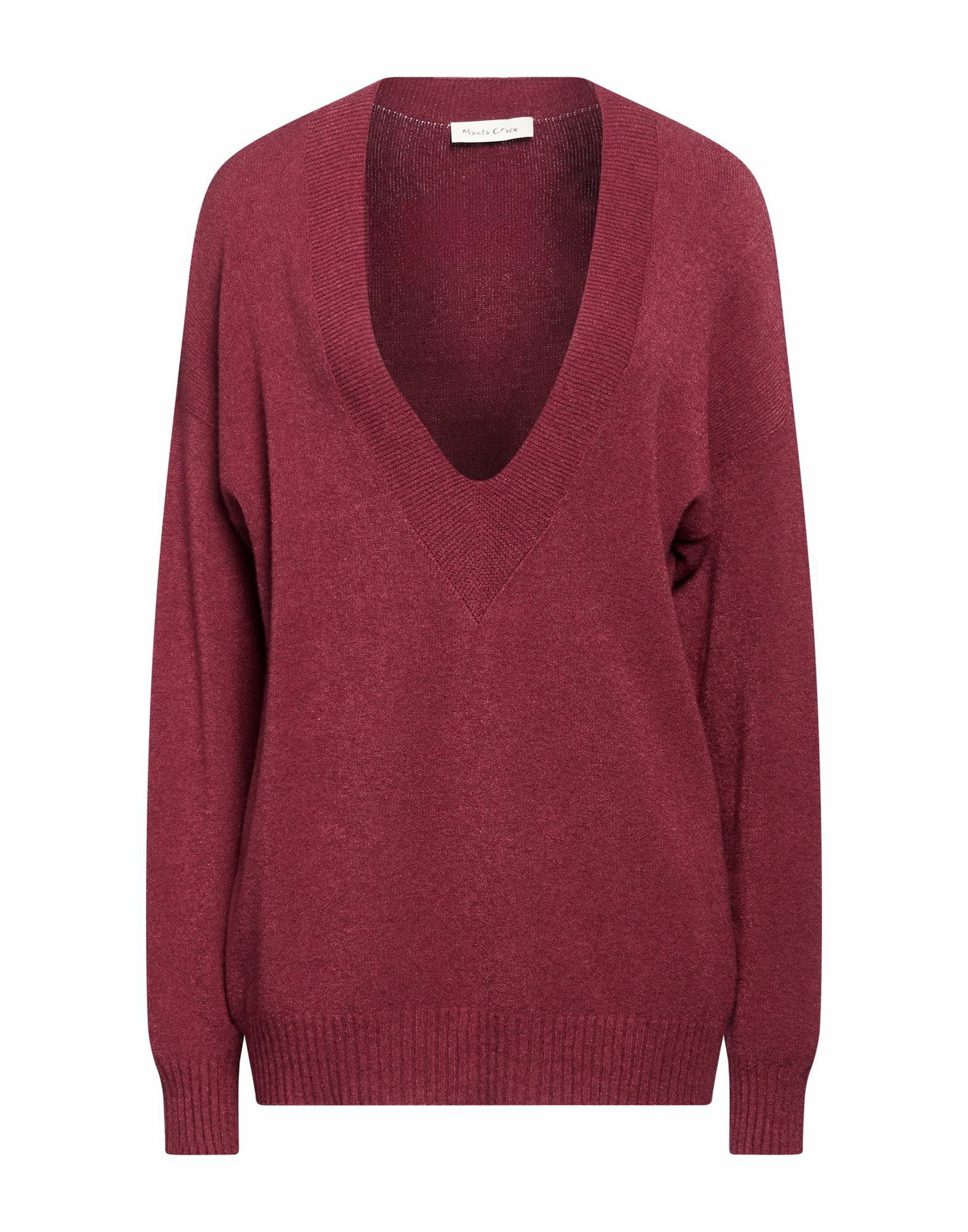 Manila Grace Womens Sweater Garnet