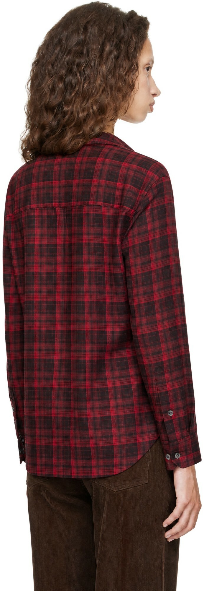 Dunst Red Checked Flannel BD Shirt
