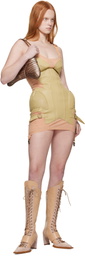 KNWLS Khaki & Pink GTR Minidress
