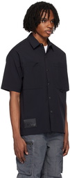 Izzue Black Button-Down Shirt