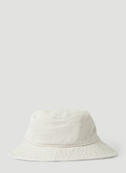 Face Patch Bucket Hat in Cream