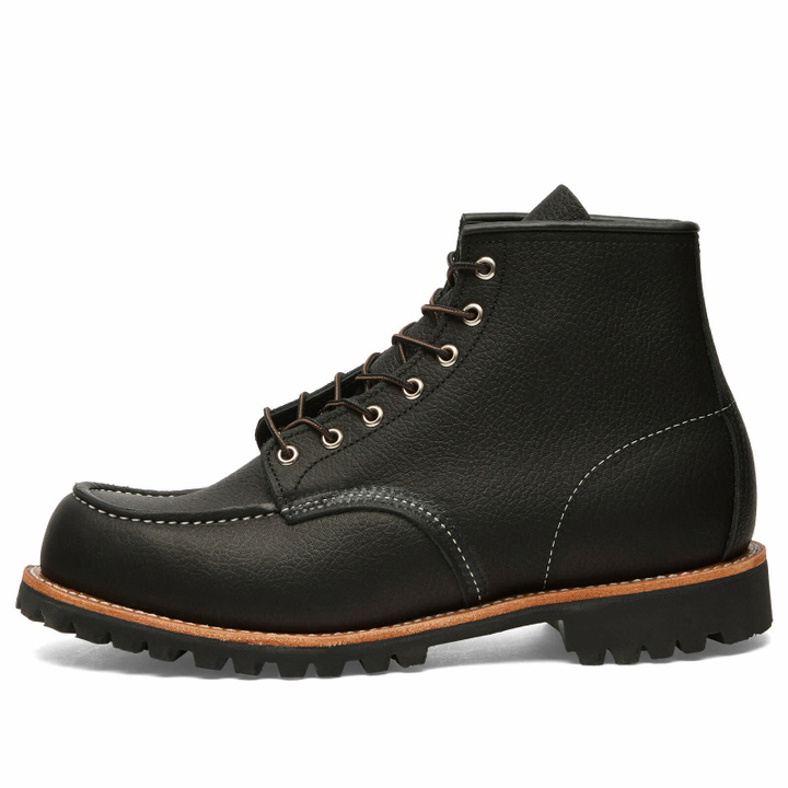 Photo: Red Wing Men's 8-Inch Roughneck Boot in Black Oil Slick
