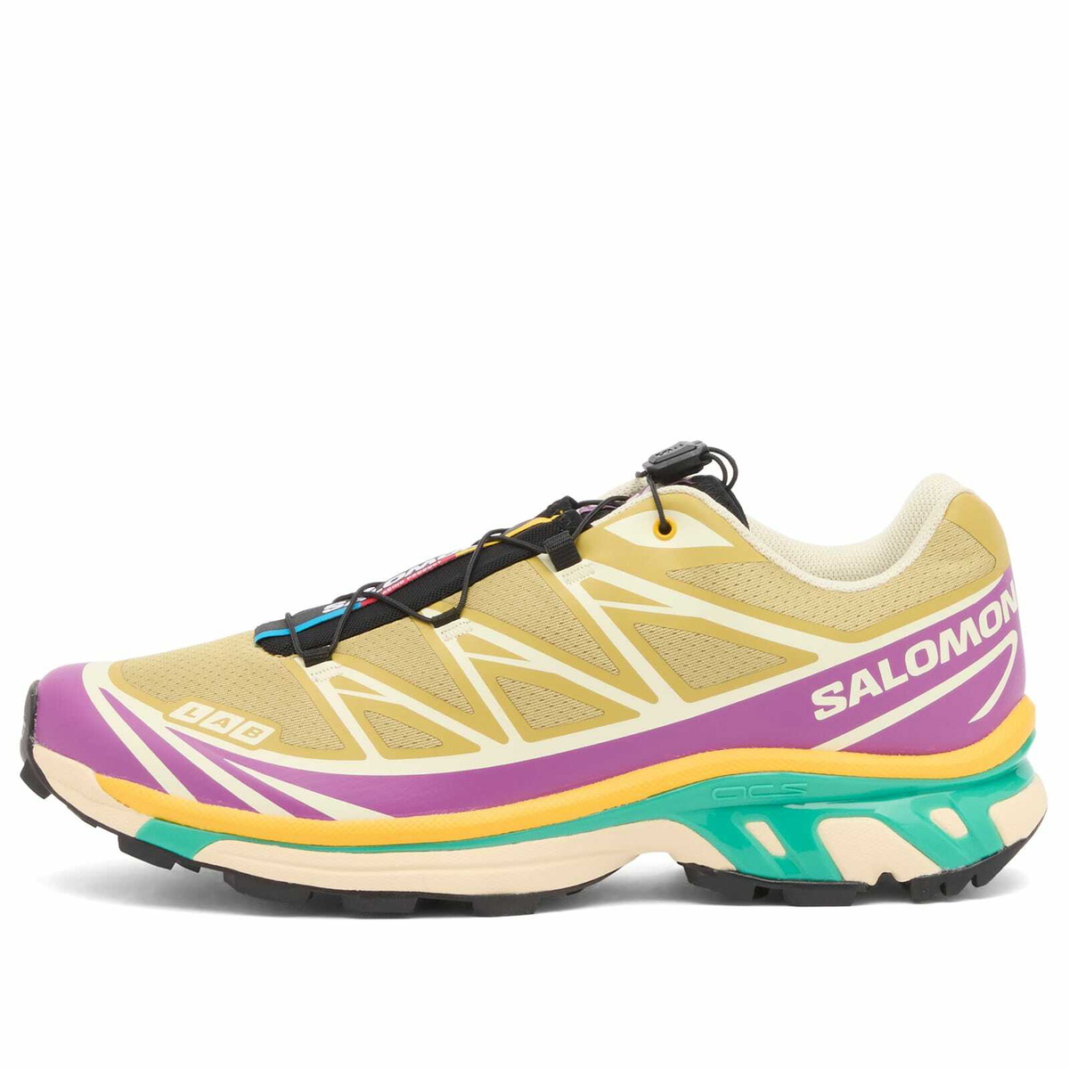 Salomon XT-6 Sneakers in Moonscape/Plum Kitten/Gull Salomon