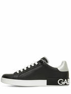 DOLCE & GABBANA - Portofino Leather Sneakers