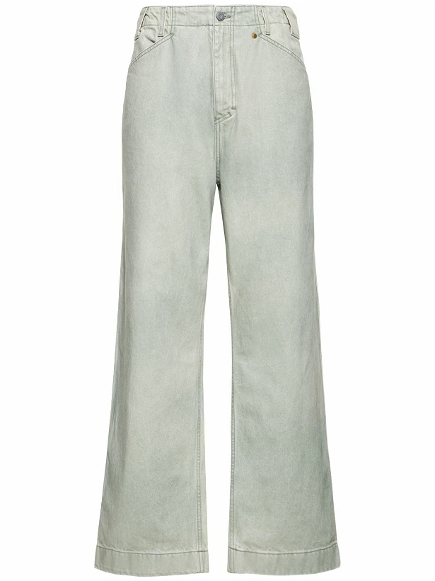 Photo: OBJECTS IV LIFE - 27cm Patina Wide Cotton Denim Jeans
