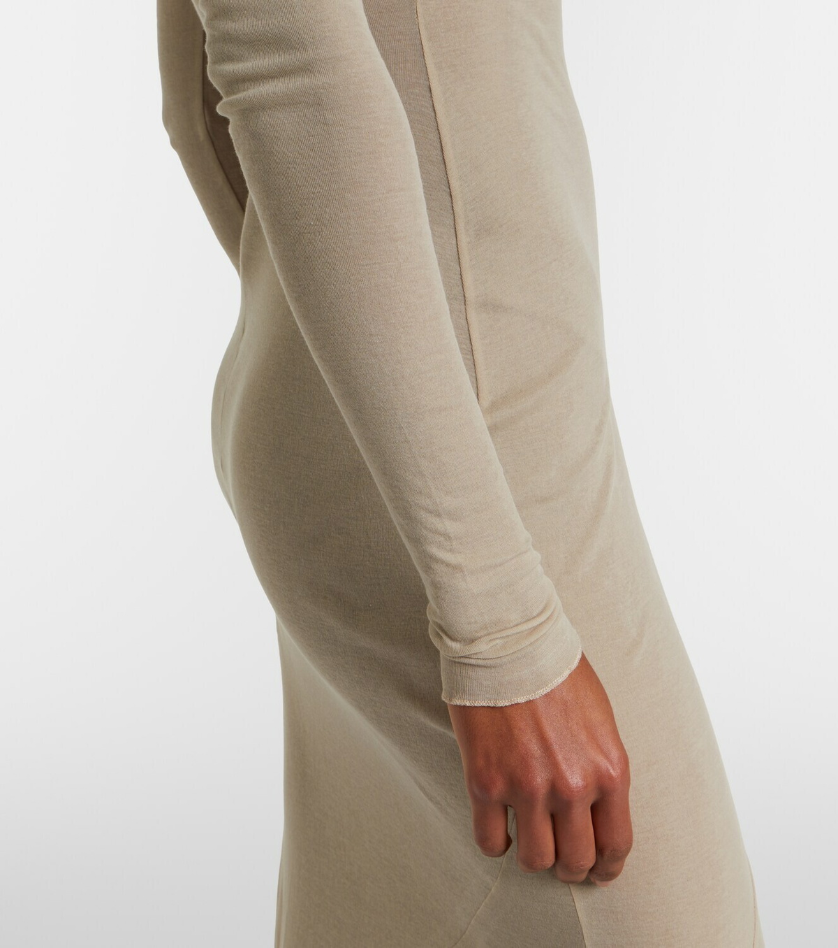 Mugler Cotton jersey gown