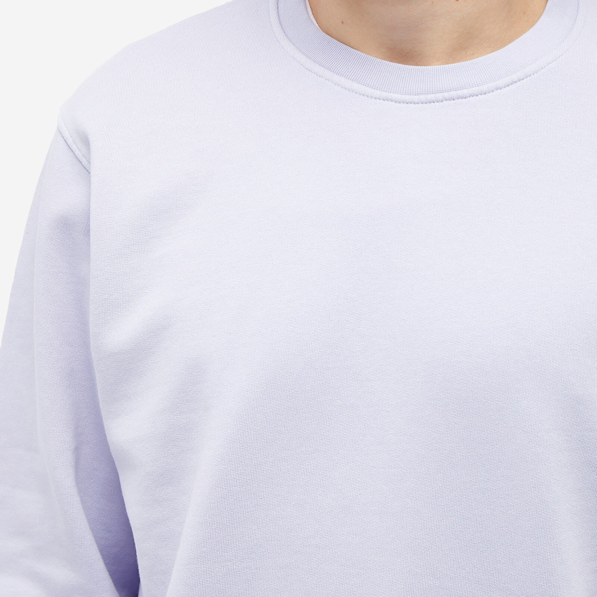 Colorful Standard Men's Classic Organic Crew Sweat in Soft Lavender