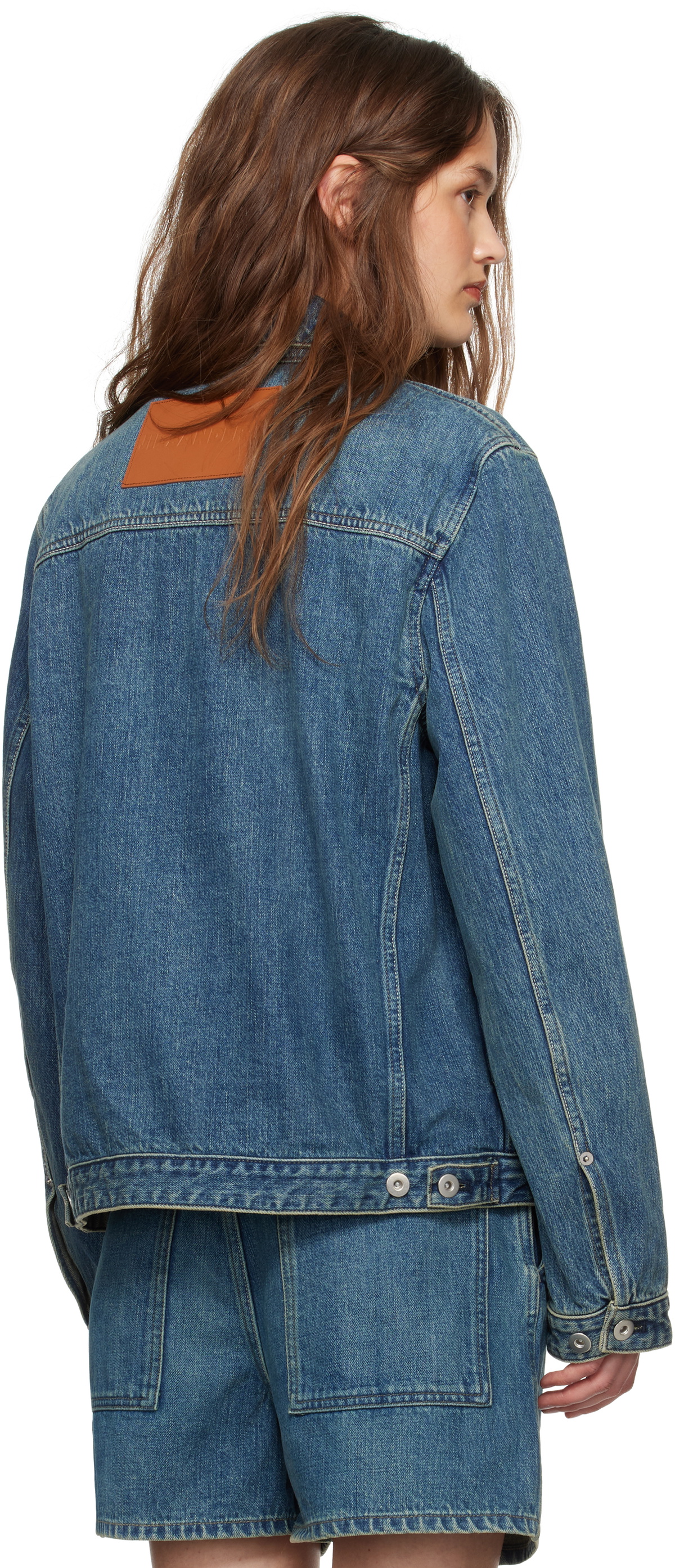 Jil Sander Blue Regular Fit Denim Jacket