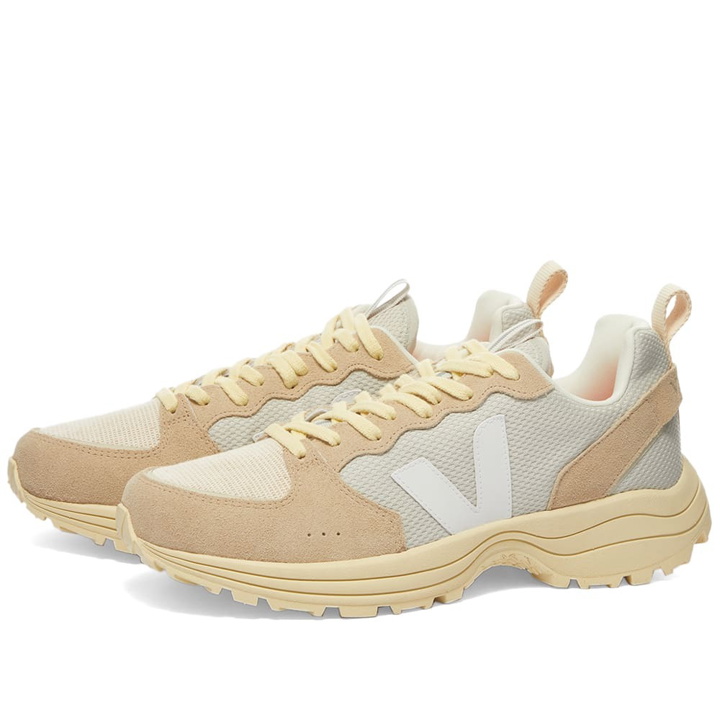 Photo: Veja Men's Venturi Oversized Runner Sneakers in Natural/White/Butter