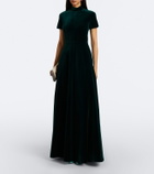 Emilia Wickstead Malinda cotton velvet gown