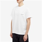 Wooyoungmi Men's Square Logo T-Shirt in White