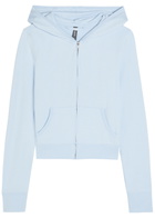 Vuori Halo Mini Hooded Jersey Sweatshirt Light Blue