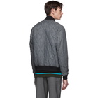 Boss Grey Quilted Top Dyed Jacket