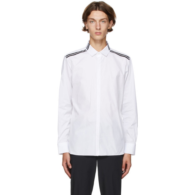 Photo: Neil Barrett White and Black Stripe Travel Shirt