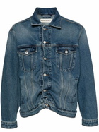 Y/Project Gathered Appliqué Denim Jacket