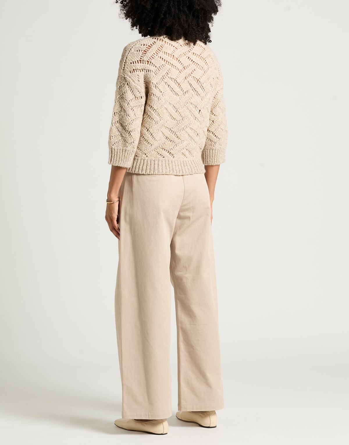 Peserico Womens Sweater in Beige