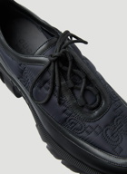 GG Padded Lace Up Shoes in Black