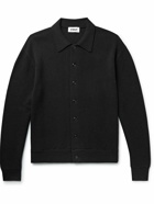 YMC - Rat Pack Spread-Collar Merino Wool Cardigan - Black