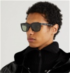 Balenciaga - Square-Frame Logo-Detailed Acetate Sunglasses - Black