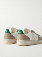 Veja - V-10 Suede and Leather Sneakers - Brown