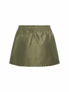 MONCLER Taffeta Mini Skirt