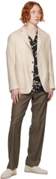 Agnona Black Graphic Shirt