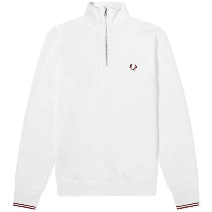 Photo: Fred Perry Half Zip Crew Sweat