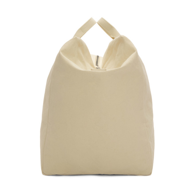 VISVIM STENCIL CANVAS TOTE Fサイズ アイボリー Visvim Ivory Canvas Stencil Plura Bag Visvim