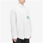Vetements Men's My Name Is Shirt in White