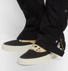 Fear of God - 101 Logo-Print Canvas and Nubuck Sneakers - Black